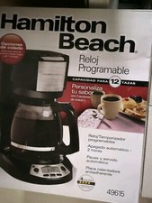 Hamilton Beach Black 12 Cup Programmable Coffee Maker