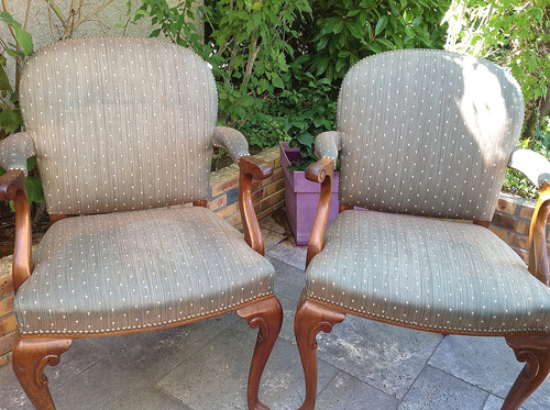 Deux fauteuils anciens anglais - deux,