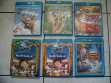 LOT DE 5 FILMS  DISNEY BLU-RAY DISC  . TRÈS BON ÉTAT GÉNÉRAL . ( 1)