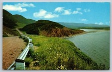 Cape Breton Nova Scotia Cabot Trail Cape Rouge Postcard NS