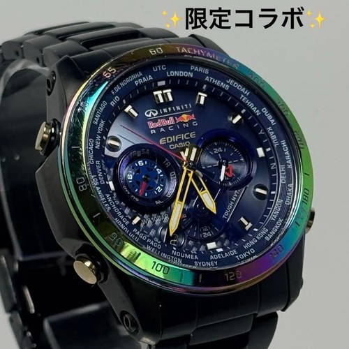 Chronographe casio edifice red - chronographe,