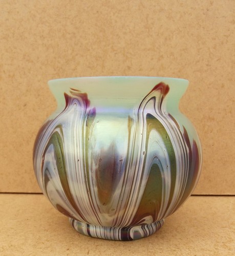 Ancien vase verre - vase, en