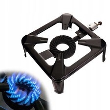 Cuisinière à gaz 8,8kW Brûleur en fonte Réchaud de camping 40x40cm
