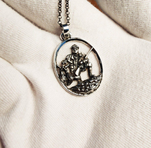 Pendentif chasseur homme