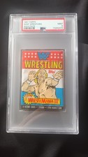 WWF 1987 topps wrestling wax