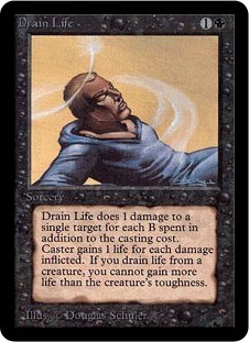 Magic mtg drain life - mtg,