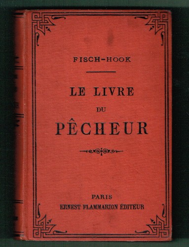 Ancien livre pêcheur - livre, du