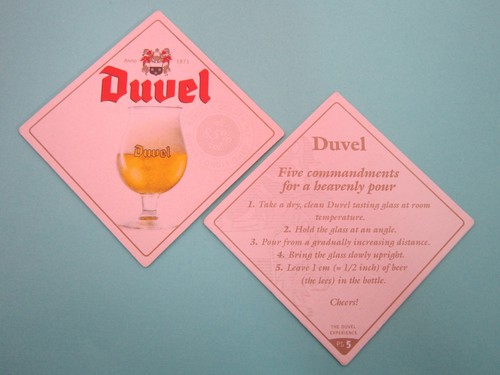 Dessous verre bière - dessous-de-verre, duvel