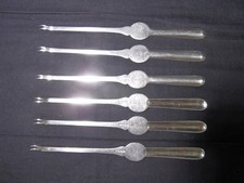 6 CURETTES / TIRETTES A HOMARD