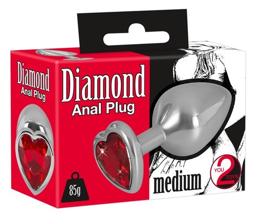 Plug anal diamant