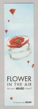 Carte publicitaire - advertising card - Flower in the Air by  Kenzo recto verso
