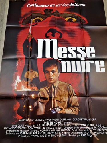Messe noire affiche originale - noire,