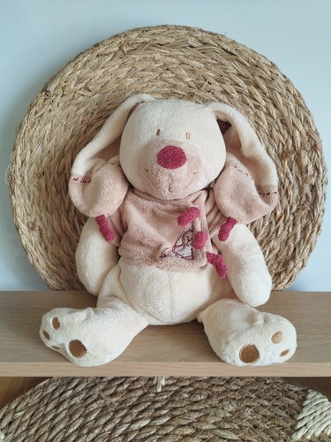Doudou peluche lapin - doudou, bastien