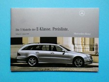 Price List - Mercedes W211 - E-Class / E63 AMG - Estate S211 - 01/08