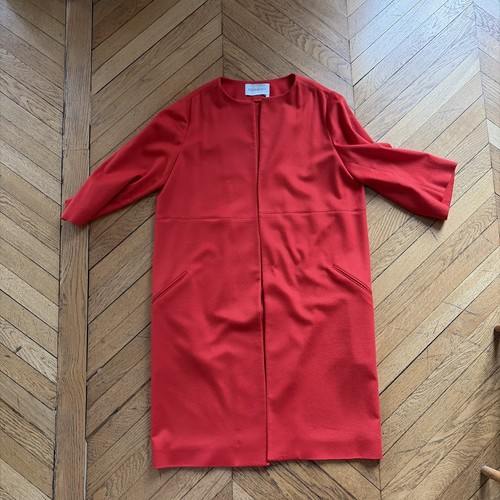 Manteau rouge cachemire - rouge,