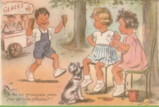 Germaine BOURET carte postale