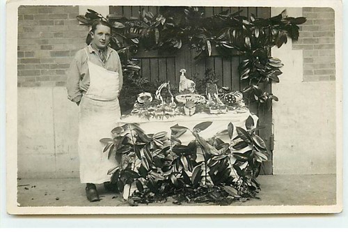 Carte photo boucher près - -,