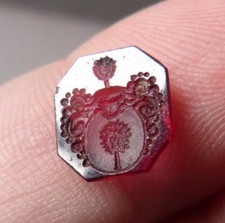 camée intaille grenat