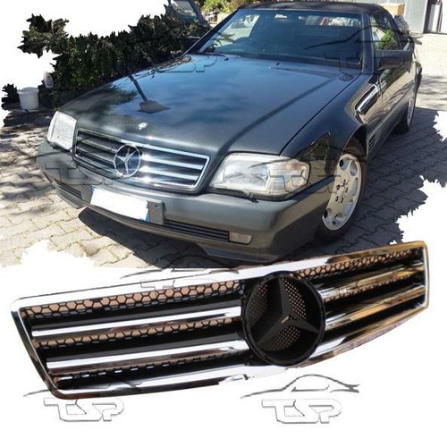 Calandre avant noir chrome - calandre,