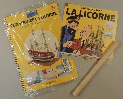 Tintin construire licorne - tintin,