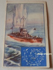 CHROMO Image Chocolat L'AIGLON : les SOUS-MARINS N°51 Méthode de chasse grenade