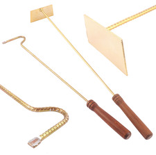 Grattoir à cendres + tisonnier crochets à feu crochets de poêle couverts de...