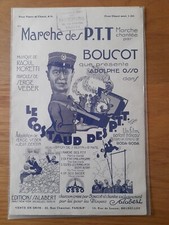 score marche des PTT by Boucot 1900/1920