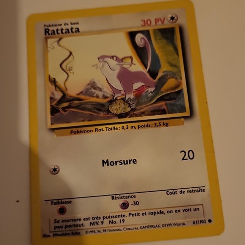 Wizards pokémon jcc rattata - pokémon,