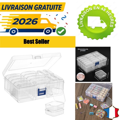 Boîte rangement plastique - boîte,