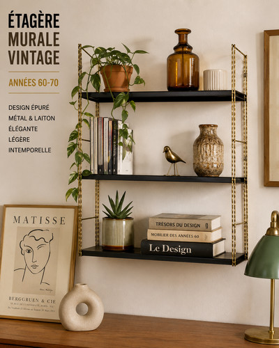 étagère murale vintage - Étagère,