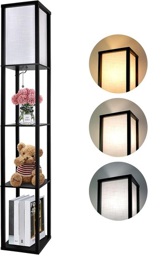 Led lampadaire bois 1 - lampadaire, bois,