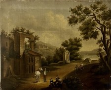 Tableau Peinture Huile Sur