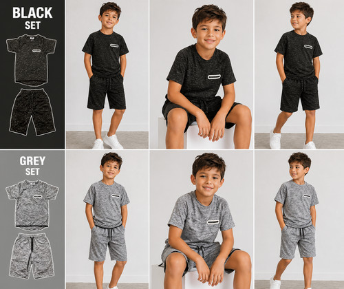 Ensemble short militaire - ensemble,