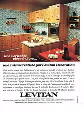 1967 ADVERTISING ADVERTISEMENT 094 LEVITAN DECOR Equipped Kitchen