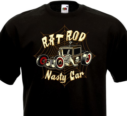Shirt rat rod - rat, hot