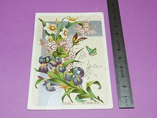 CHROMO 1890-1900 AU SABLIER PARIS MAISON DE MOURN