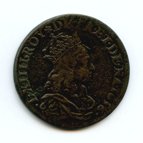 1656 louis xiiii liard - 1656,