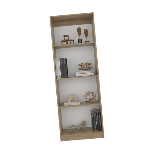 Oak finish book storage - finish, shelf