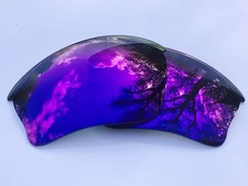 Gravé Polarisé Violet Miroir Rechange Lentilles Pour Oakley Half Jacket XLJ