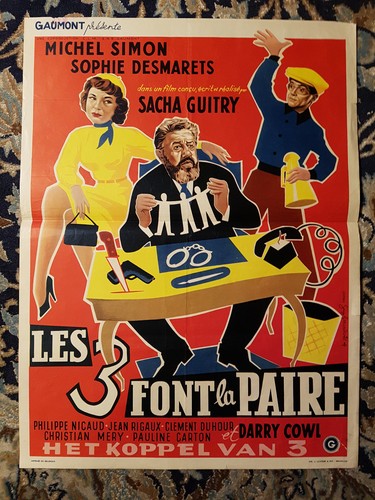 Affiche belge 1957 - [belge], les