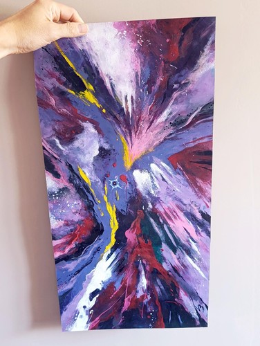 Peinture abstraite space - peinture,