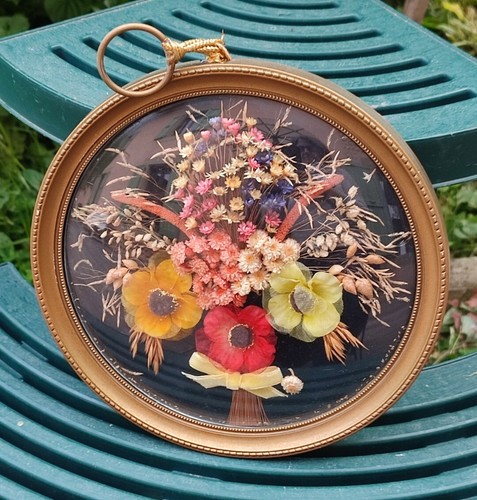 Ancien cadre rond plastique - ancien,