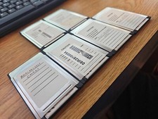 6x Sandisk PCMCIA 48MB FLASHDISK PC CARD PG-5E387 Avaya Lucent w/Adapter Module