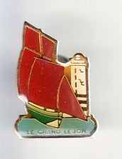 RARE PINS PIN'S .. BATEAU NAVIRE BOAT BRETAGNE VOILIER PHARE LE GRAND LE JON ~CH