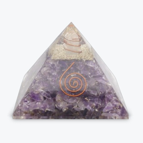 Pyramide orgonite 7x7 - 7x7, résine