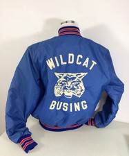 Vintage Varsity Jacket Wildcats Busing Mens Medium