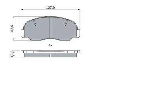 Plaquettes frein 986 - plaquettes,