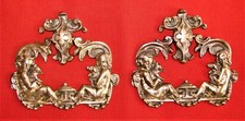 Antique Bronze Handle x 2 -