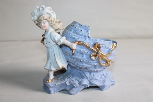 Sujet figurine vase biscuit - figurine,