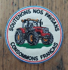 Ecusson   patriotique  paysans